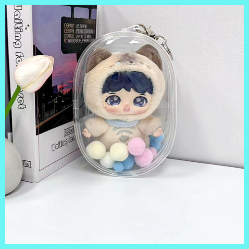 PPMT周深《反深代词》系列搪胶脸毛绒公仔外出遛娃包