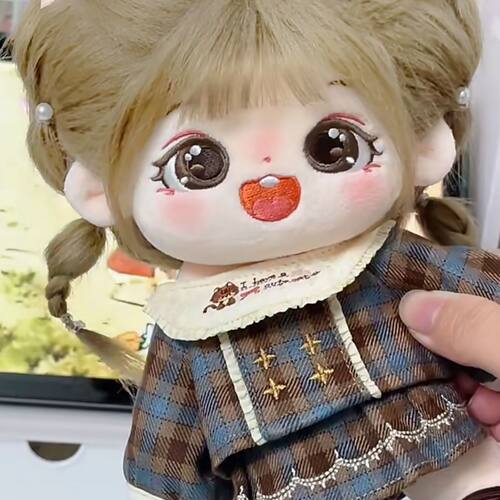20cm娃衣栗粒sp棉花娃娃换装学院风裙子礼服女娃衣服公仔娃衣