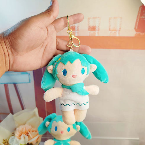 可爱萌网红初音未来挂件毛绒玩具公仔卡通玩偶包包挂饰钥匙扣娃娃
