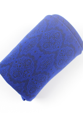 宝蓝色宫廷风复古优雅提花图腾80D微透肉春秋款彩色小众连裤袜