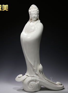 大师观音像供奉工艺品德化陶瓷