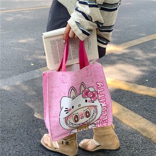 2026新款 美乐蒂可爱卡通便当包女生收纳手提包日韩风学生手腕小包