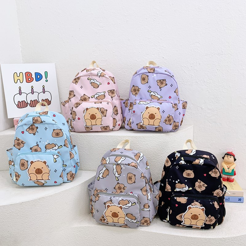 新款卡通韩版男孩书包可爱小学生书包轻便减负儿童幼儿园双肩背包