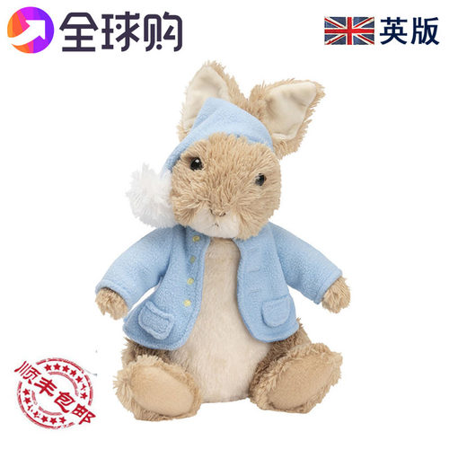 英国正版彼得兔子声光款毛绒玩具