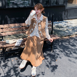 春装新款牛仔三件套2C018-0177-P195-K298，女装套装/套裙，2C018