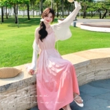 夏季新款小开衫渐变连衣裙两件套2C018-K922-P165-K238，女装连衣裙，2C018