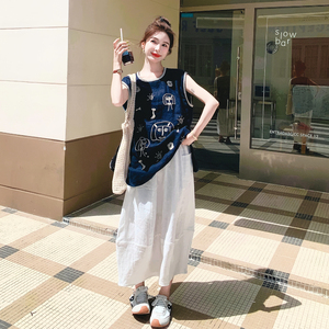 夏季新款 刺绣上衣两件套 2C018-5202-P150-K218图片