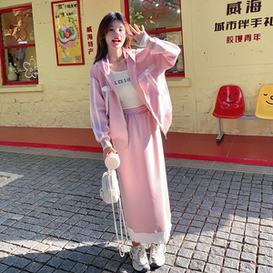 春款 主推数据好卫衣外套半身裙两件套2C018-8926-P175-K248图片