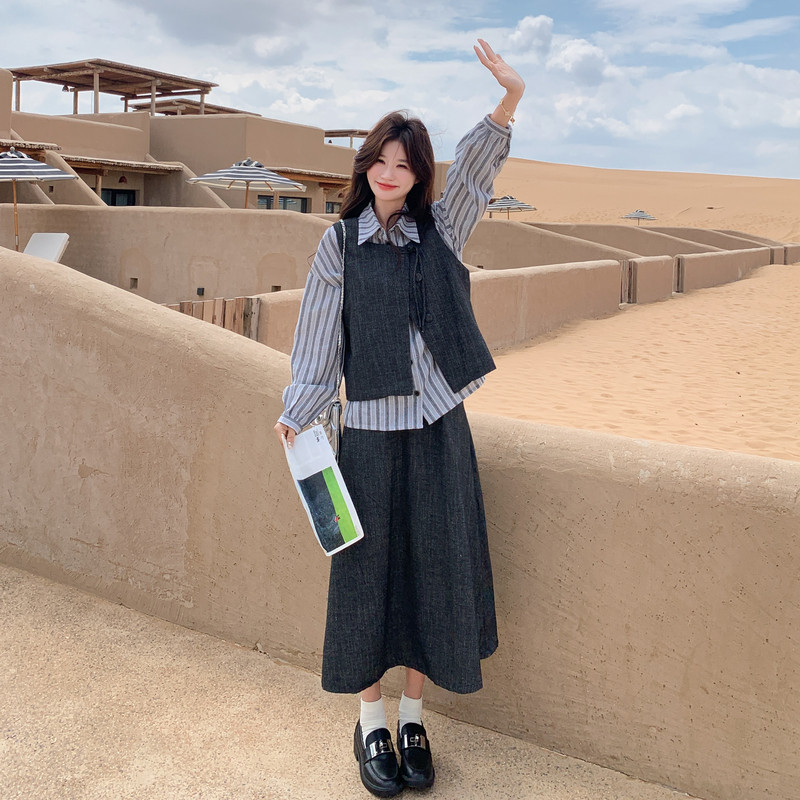 秋季新款数据好原创时尚休闲三件套2C018-0112-P195-K288,女装套装/套裙,2C018