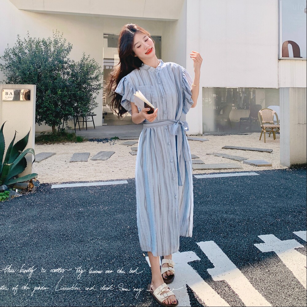 夏季新款衬衫式连衣裙2C018-K921-P135-K198,女装连衣裙,2C018