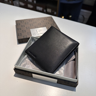 孤品撤柜品牌男士短款钱包卡包进口头层牛皮舒适柔软细腻Y59