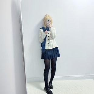 FATE吾王saber cos阿尔托莉雅cosplay日常冬季服装短裙动漫套装女