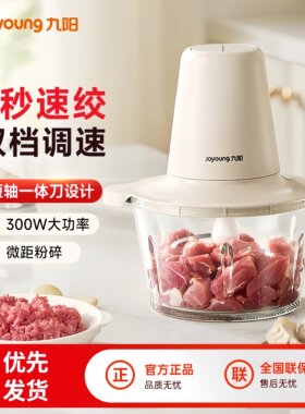 九阳绞肉机300W大功率2升碎肉机