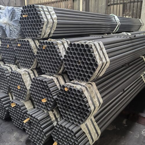 冷轧内刮光亮中光q235B钢管厂家直供家具管车架钢管黑圆管