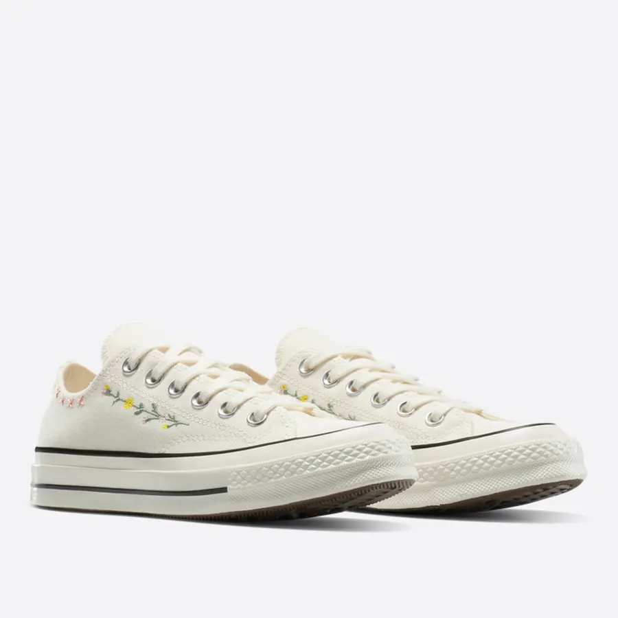 Converse匡威1970s花卉刺绣低帮男女鞋休闲运动帆布鞋A15084C