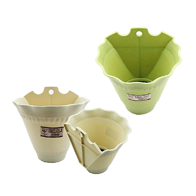 爱丽思IRIS PROVINCE 壁挂式圆形花盆 树脂花盆 7/8号