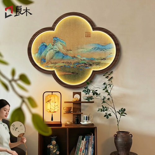 【宋式美学玄关】国风玄关灯画