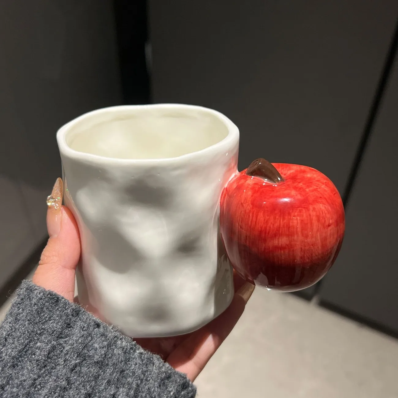 创意新年杯子香蕉苹果陶瓷马克杯咖啡杯家用办公水杯高颜值送闺蜜,节庆用品/礼品,春节礼盒,淘宝优惠券,粉丝福利购,淘宝优惠卷