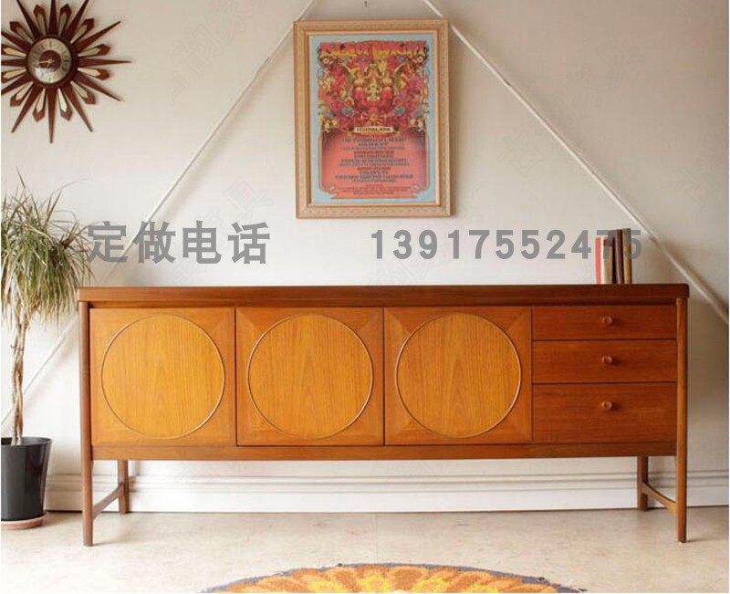 mid century 电视柜 北欧中古 丹麦复古客厅柜 斯堪的纳维亚边柜,住宅家具,餐边柜,淘宝优惠券,粉丝福利购,淘宝优惠卷