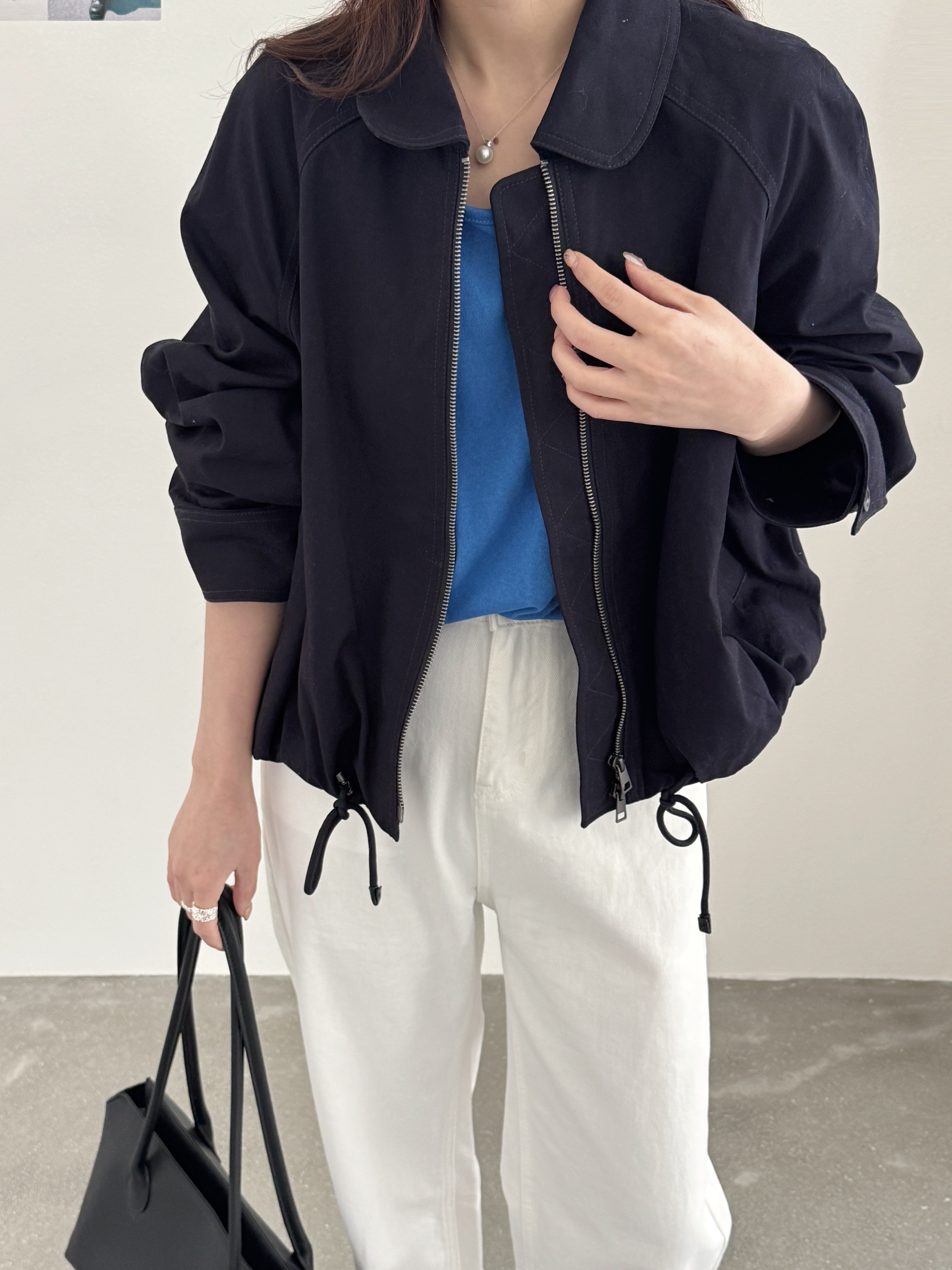 2026春款100棉夹克短款巴恩风复古中性风翻领工装夹克外套女0566