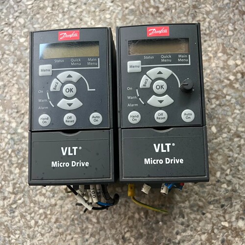 2个丹弗斯VLT变频器VLT Micro Drive，型号F