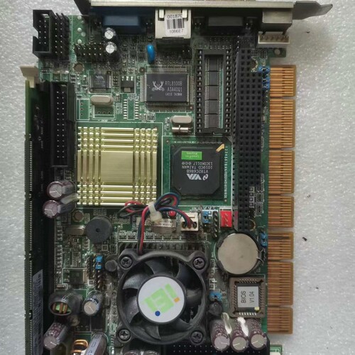拆机件威达工控主板带32MB内存卡 PCISA-C800EV