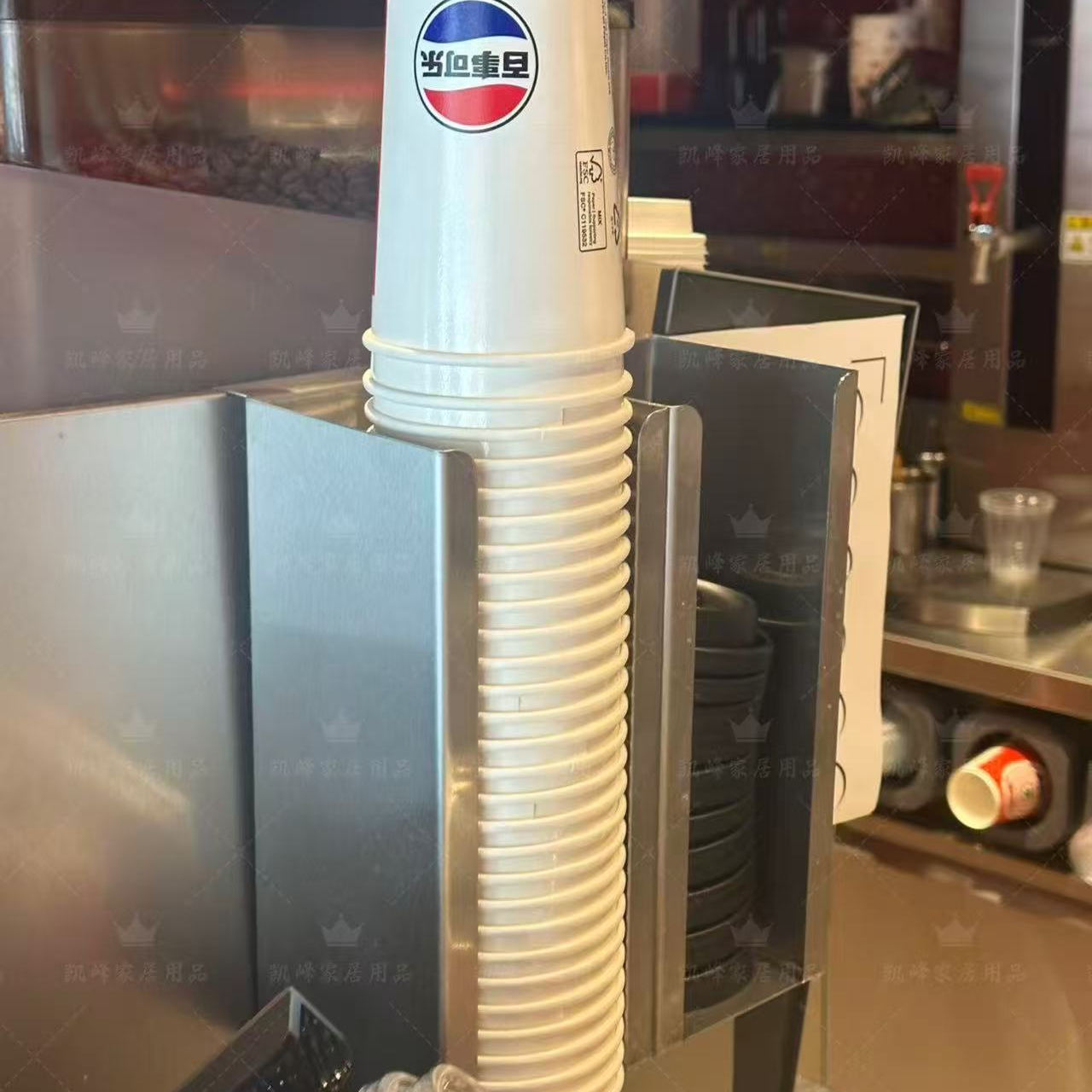 餐厅肯德基用磁吸圣代杯架凯峰商贸含票包邮