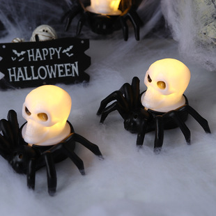 party pumpkin prop spider headlight New skull Halloween
