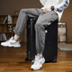 裤 唐狮春夏秋季 束脚裤 子男生速干冰丝工装 男休闲裤 宽松运动薄款