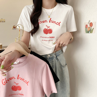 唐狮官方正品女2026新款旗舰女装店商场同款短袖T恤女夏短款上衣