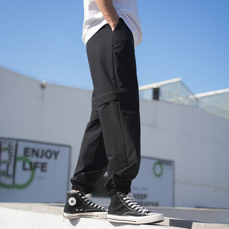 Radiohead新款休闲长裤男轻薄宽松...