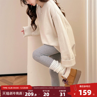 唐狮2025秋冬季 好看 毛衣女简约风百搭套头慵懒风高级感净色毛线衫