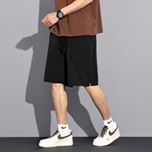 中裤 唐狮2025夏季 男直筒显瘦运动速干五分裤 宽松薄款 新款 休闲短裤