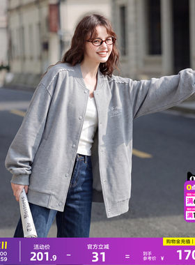 唐狮2026秋季外套女短款休闲好看高级感棒球服女式外套时尚显瘦潮