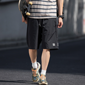 裤 唐狮2025夏季 男直筒显瘦宽松百搭时尚 五分工装 新款 休闲短裤
