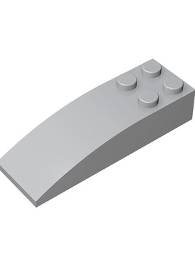 积木配件44126 国产科技教育积木零件 2x6弧形砖 moc小颗粒补件