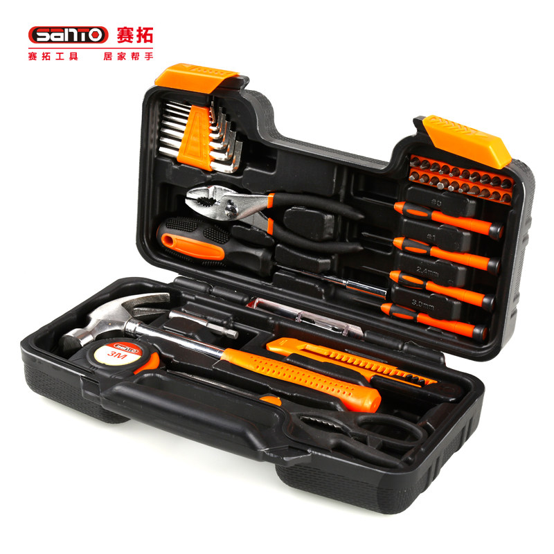 赛拓 家用电钻电动手工具套装五金电工维修多功能工具箱组套木工|ruв категории оборудование/инструменты, ручной инструмент, сочетание инструментов костюм, сочетание костюм - от Buy2taobao.com для оказания профессиональной услуги покупки агента Taobao