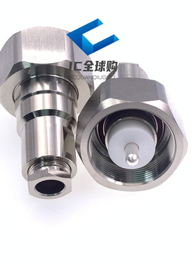 LC公头大功率高阿姨射频连接器 适配RG393/50-7/7D-FB/RG8/PE4564