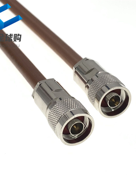 RG393同轴射频线 N型公对公大功率射频线 SFF50-7 L16公 通信基站