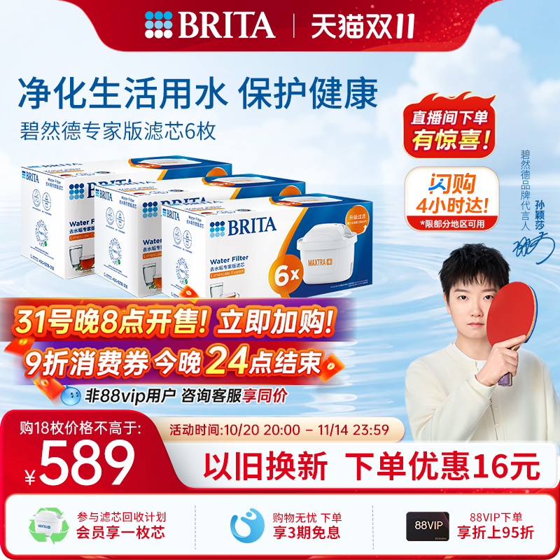 碧然德去水垢家用滤芯净水器