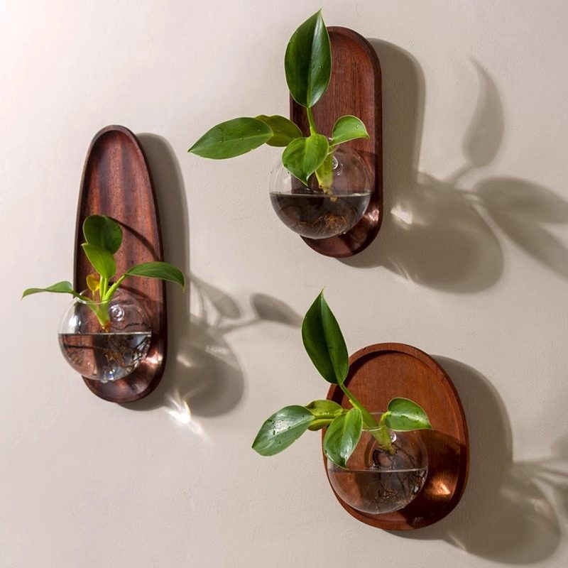 顾居中古风客厅墙面装饰水培花瓶壁挂创意卧室客厅店墙面民宿背景,家居饰品,其他花器,淘宝优惠券,粉丝福利购,淘宝优惠卷