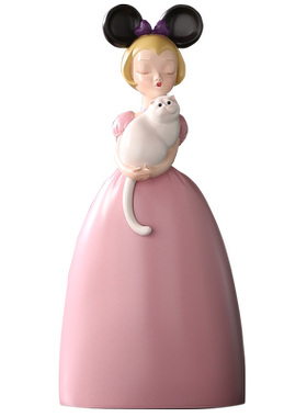 白夜童话薄云贾晓鸥艺术风摆件