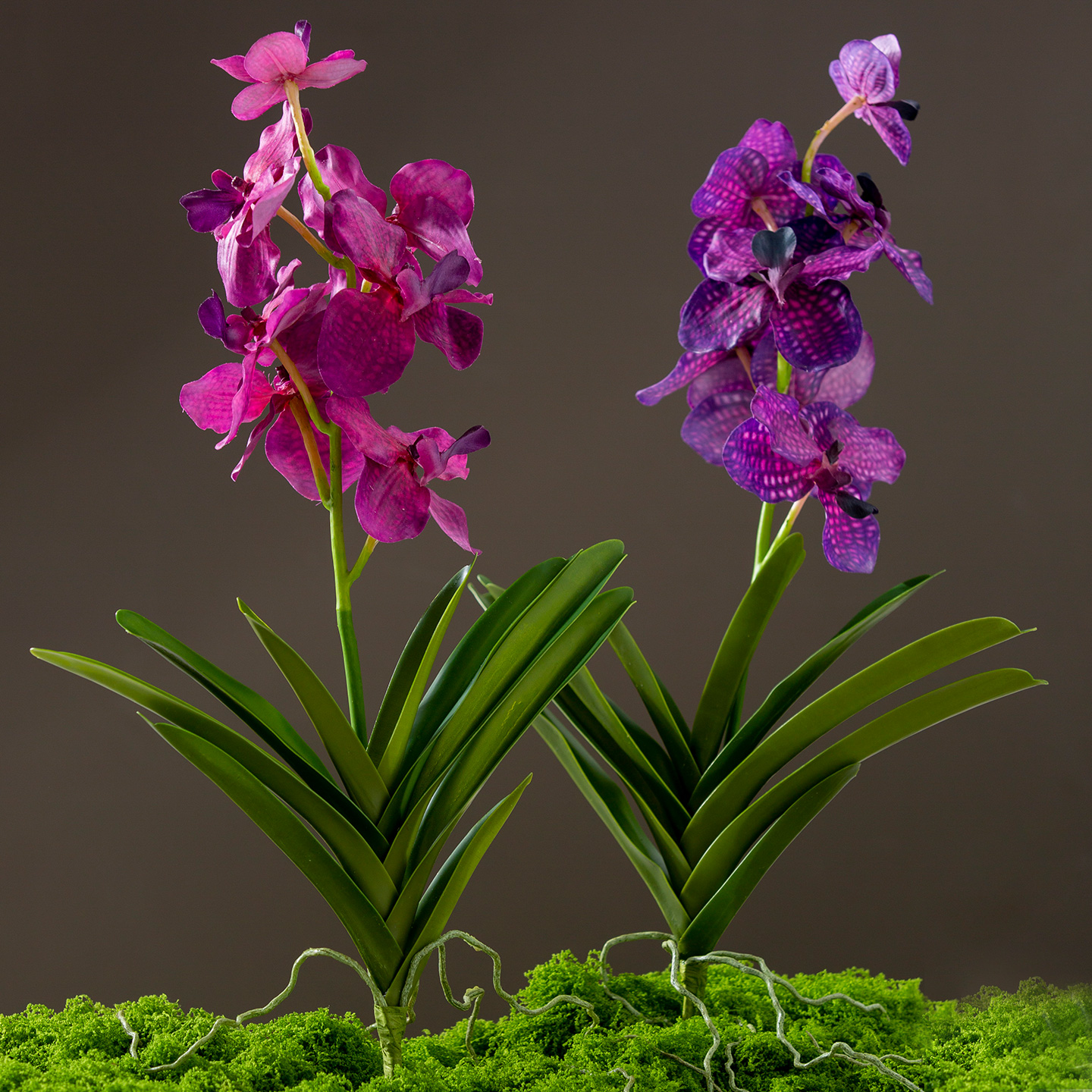 万代兰仿真花艺摆件客厅餐桌摆设假花装饰品花艺套餐洽谈桌摆花