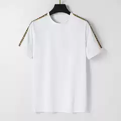 Summer Men's Short Sleeve T-Shirt Slim Fit Round Neck Korean Style Casual Half Sleeve Undershirt Top