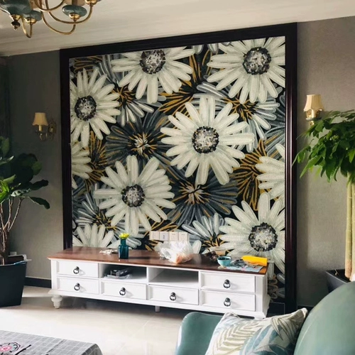 KASARO простая современная стеклянная мозаика на заказ для гостиной, прихожей, паркет, декоративное искусство, живопись, фон, настенная плитка