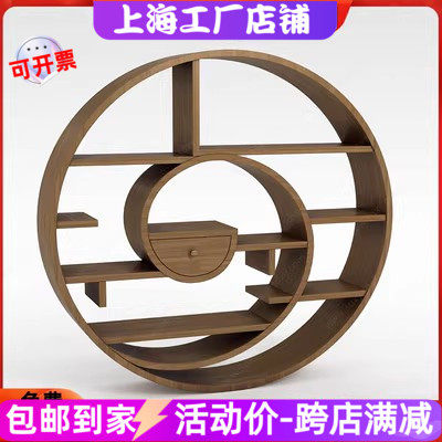 新品网红壁挂书柜胡桃木色钢琴烤漆置物架艺术装饰柜书柜书架定制