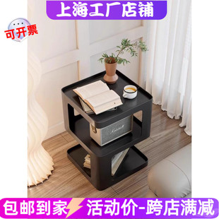 意式轻奢烤漆床头柜简易客厅边几沙发几角几多功能床边柜置物架