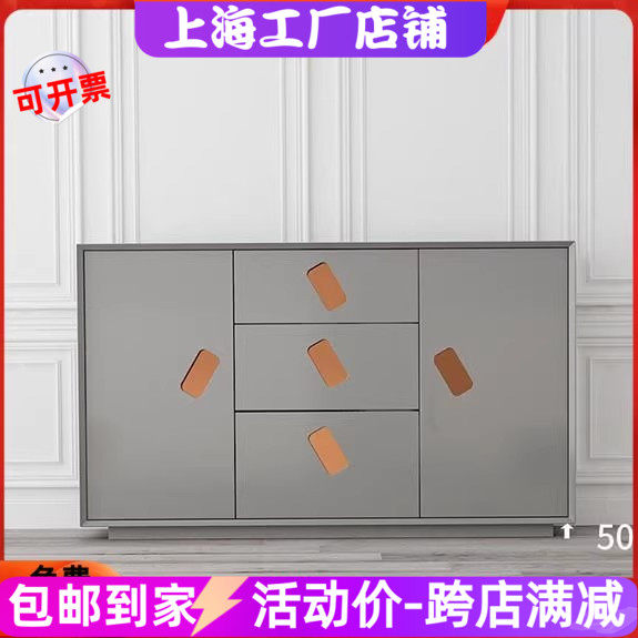 新品钢琴烤漆餐边柜轻奢艺术茶水柜储物柜现代简约碗柜玄关柜定制