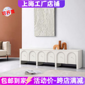 北欧烤漆实木电视柜网红艺术客厅视听柜现代简约地柜储物柜整装