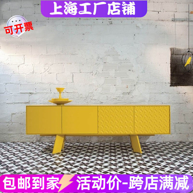 北欧轻奢烤漆电视柜客厅实木视听柜现代简约小户型地柜储物柜整装